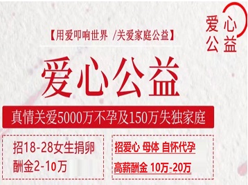 鸡东捐卵助孕生子 爱心志愿者招募